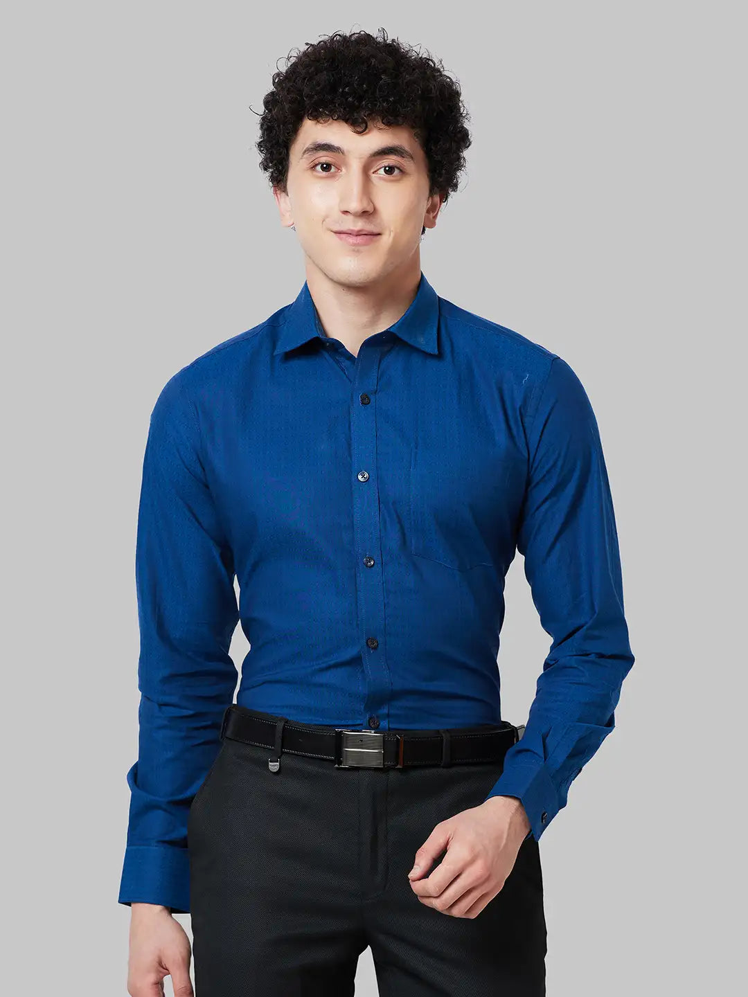 Men Regular Fit Maroon Shirt