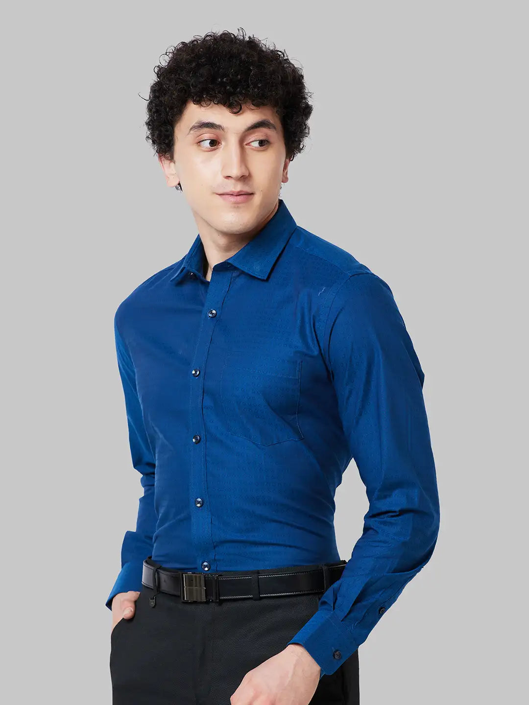 Men Regular Fit Maroon Shirt