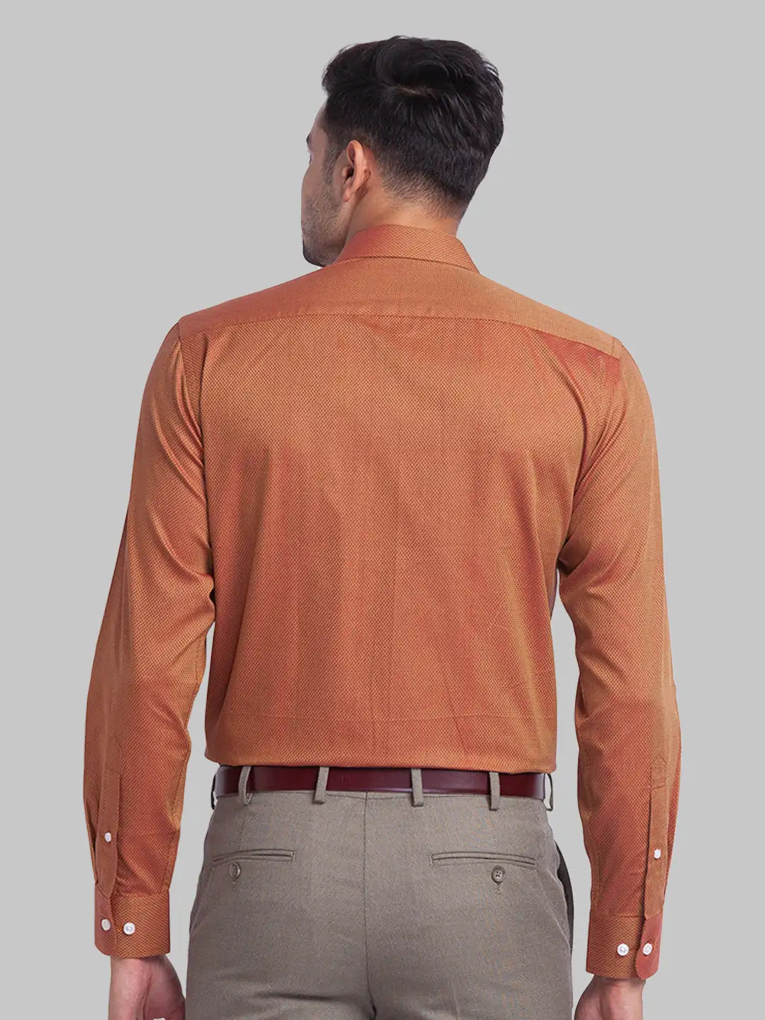 Men Regular Fit Maroon Shirt