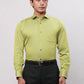 Park Avenue Men White Solid Slim Fit Cotton Blend Wing Collar Shirt