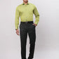 Park Avenue Men White Solid Slim Fit Cotton Blend Wing Collar Shirt