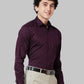Men Regular Fit Maroon Shirt