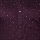Men Regular Fit Maroon Shirt