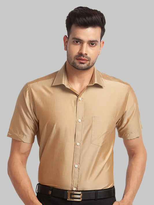 Men Regular Fit Maroon Shirt