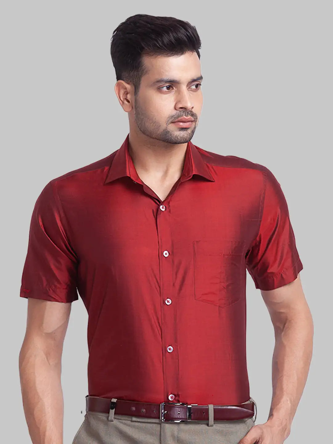 Men Regular Fit White Shirt