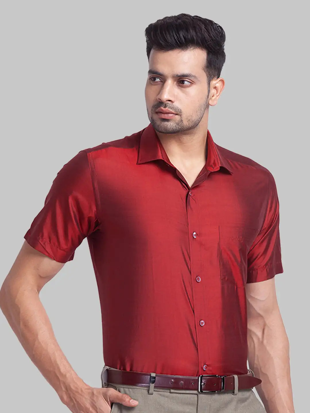 Men Regular Fit White Shirt
