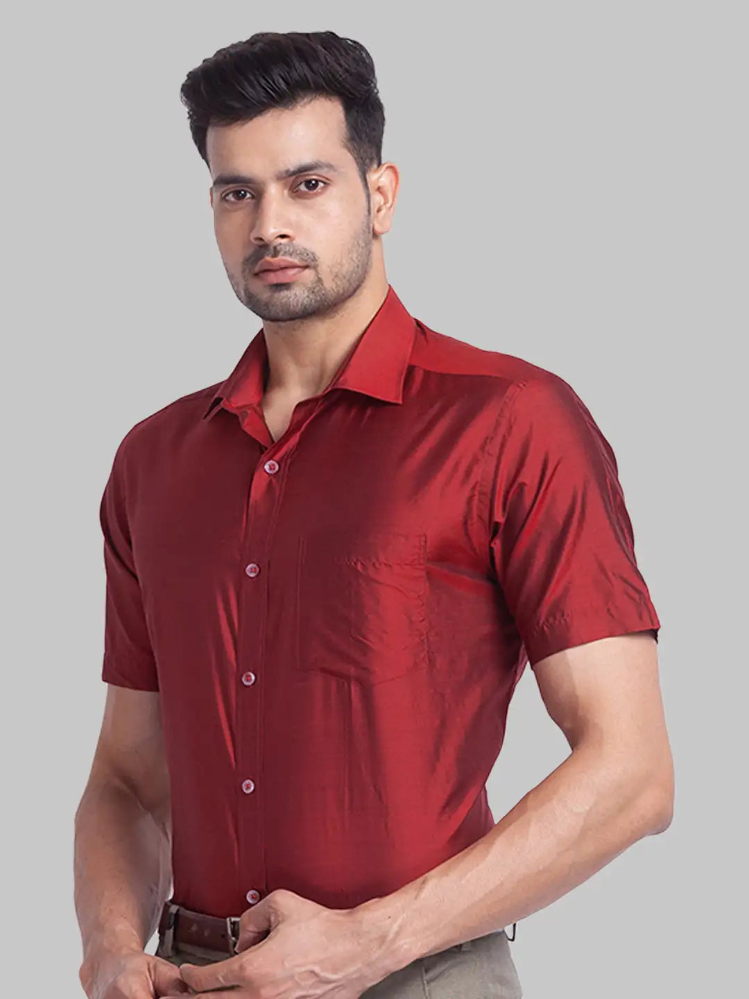 Men Regular Fit White Shirt