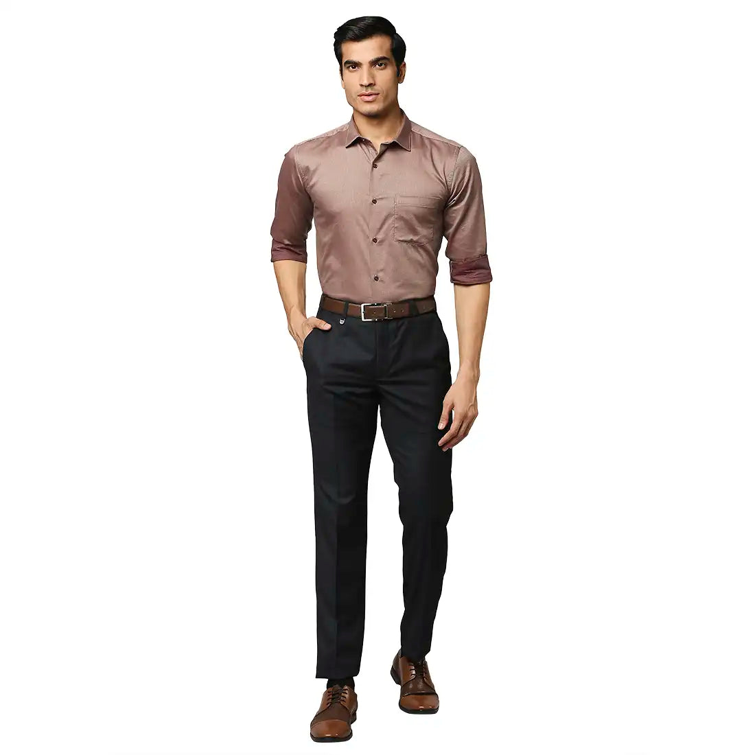 Park Avenue Dark Maroon Shirts