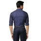 Men Slim Fit Dark Blue Shirt