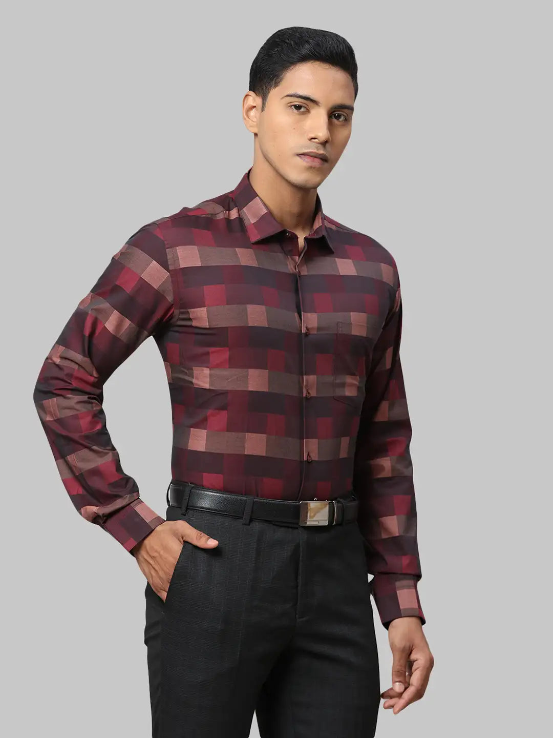 Men Regular Fit Blue Shirt