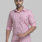 Men Slim Fit Orange Shirt
