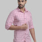 Men Slim Fit Orange Shirt