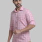 Men Slim Fit Orange Shirt