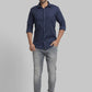 Men Slim Fit Maroon Shirt