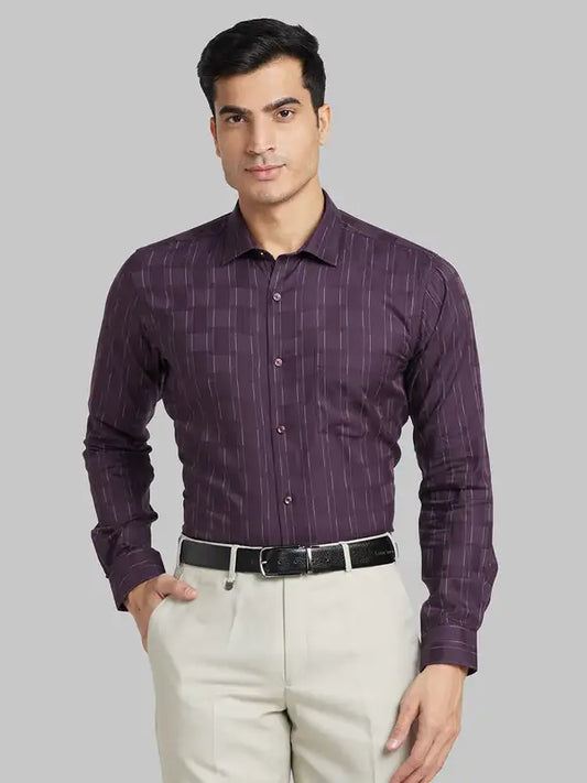 Men Slim Fit Green Shirt