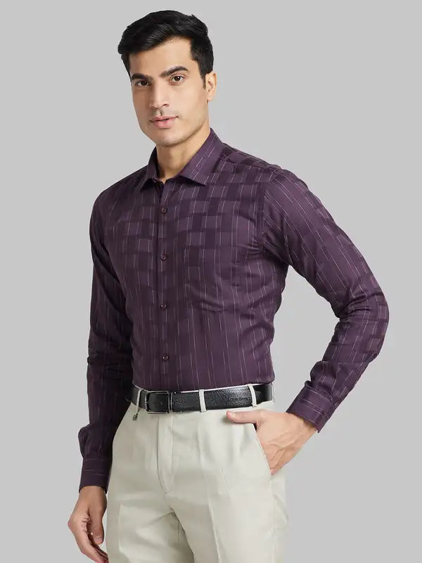 Men Slim Fit Green Shirt