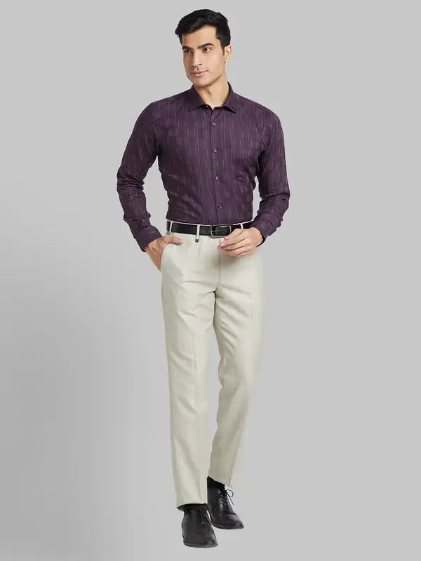 Men Slim Fit Green Shirt