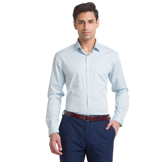 Men Slim Fit Medium Violet Shirt