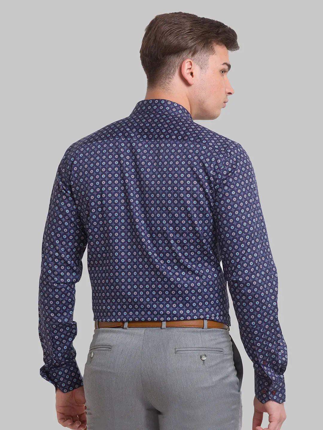 Men Slim Fit White Shirt