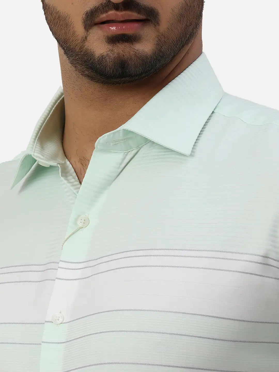 Men Slim Fit Blue Shirt