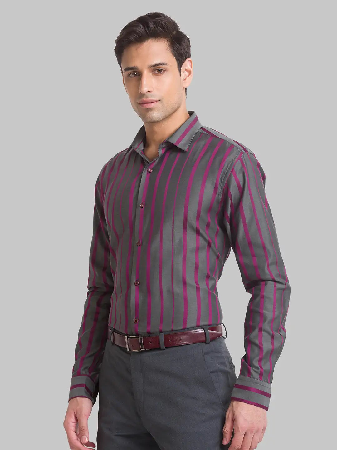 Men Slim Fit Blue Shirt