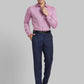 Men Slim Fit Blue Bundi
