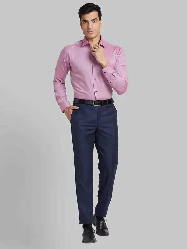 Men Slim Fit Blue Bundi