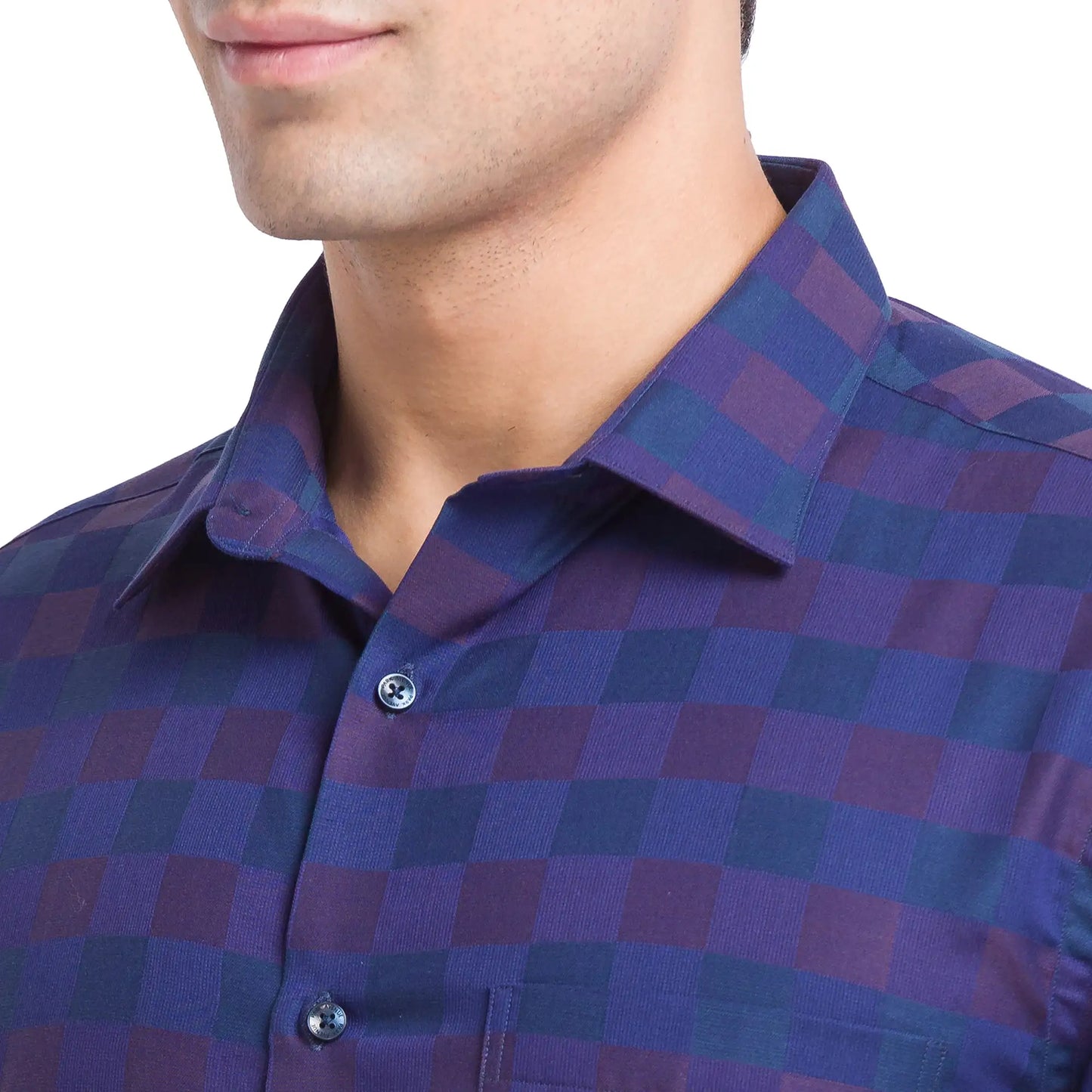 Men Slim Fit Maroon Shirt