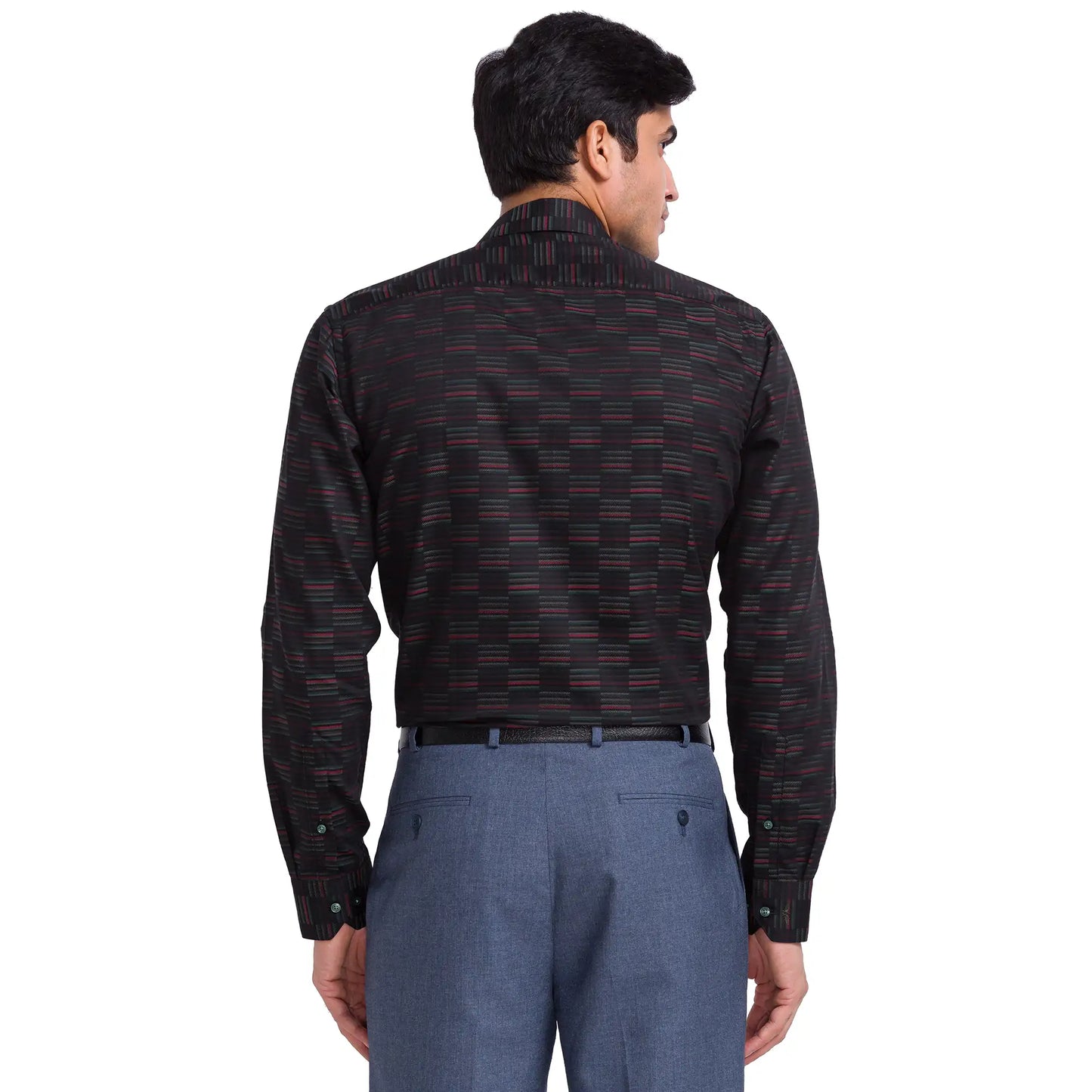 Men Slim Fit Grey Shirt