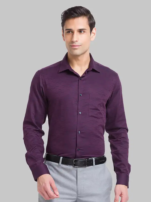 Men Slim Fit Blue Shirt