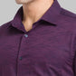 Men Slim Fit Blue Shirt