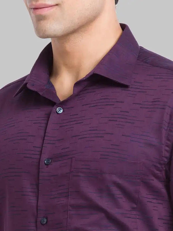 Men Slim Fit Blue Shirt