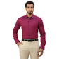 Men Blue Super Slim Fit Structure Viscose Polyester Blend Suit