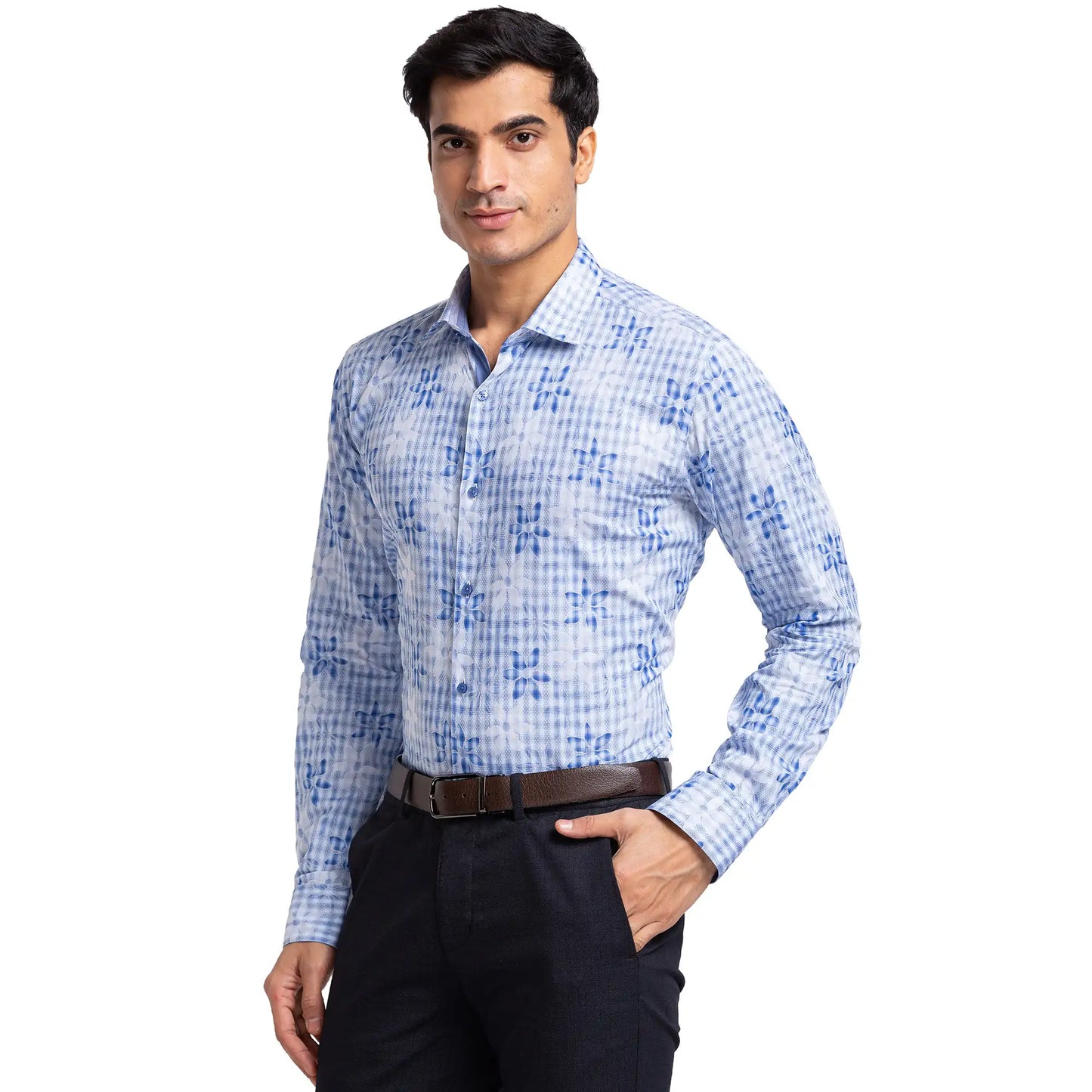 Men Slim Fit Black Bundi