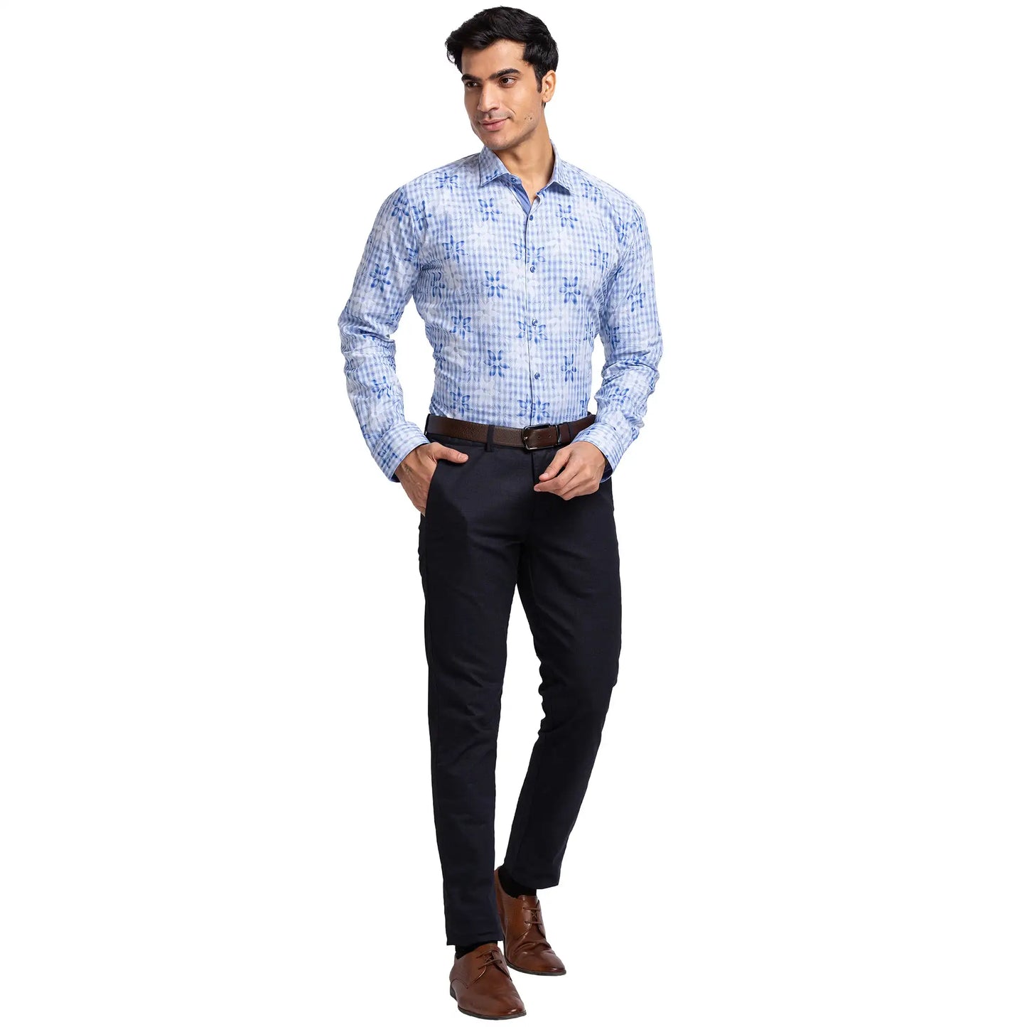 Men Slim Fit Black Bundi