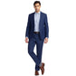 Men Super Slim Fit Blue Suit