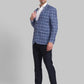 Men Super Slim Fit Blue Jacket