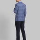 Men Super Slim Fit Blue Jacket