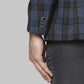 Men Regular Fit Green Jacket