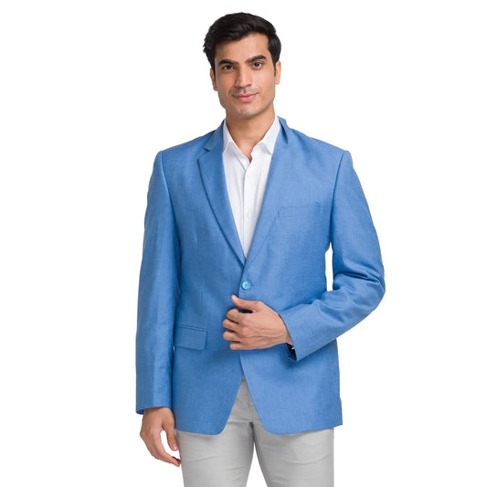 Men Slim Fit Pink Blazer