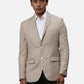 Park Avenue Slim Fit Self Design Light Green Blazer