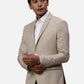 Park Avenue Slim Fit Self Design Light Green Blazer