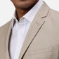 Park Avenue Slim Fit Self Design Light Green Blazer