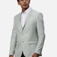 Park Avenue Slim Fit Checkered Dark Blue Blazer