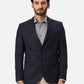 Park Avenue Slim Fit Checkered Black Blazer