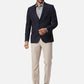 Park Avenue Slim Fit Checkered Black Blazer