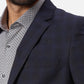 Park Avenue Slim Fit Checkered Black Blazer