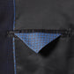 Park Avenue Slim Fit Checkered Black Blazer