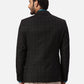 Park Avenue Slim Fit Self Design Fancy Blue Blazer