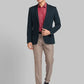 Men Tailored Fit Violet Blazer